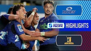 HIGHLIGHTS | BLUES v HIGHLANDERS | Super Rugby Pacific 2024 | Round 13
