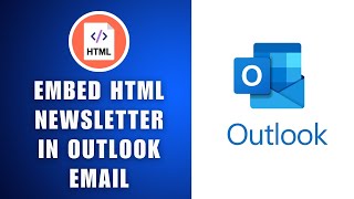 How to Embed HTML in Outlook Email 2026 | How to Add an HTML Email Signature to Outlook