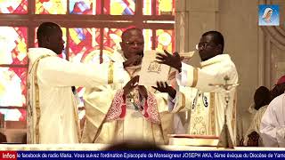 ORDINATION EPISCOPALE de Mgr JOSEPH AKA à la basilique Notre Dame de la Paix (partie 1)