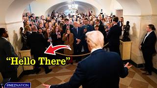 🚨MUST SEE! Trump SURPRISES White House Tour Group with Unannounced Visit