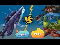 PARASITE SHARK VS  ALL GIANT CRAB BOSS - Hungry Shark Evolution