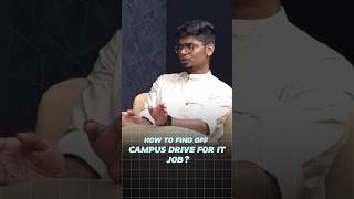 For Freshers: How to Find Off-Campus Drives for IT Jobs 💻 (Tamil) | career advice