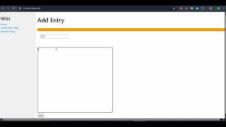Project 1 Wiki| CS50 Web Development with Python and JavaScript