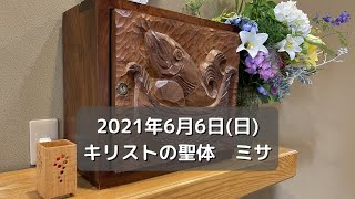 2021年6月6日(日)キリストの聖体、主日のミサ