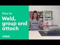 How to Weld, Group, and Attach in Cricut Design Space