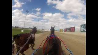 Helmet Cam - Harness Racing from the sulky