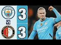 Manchester City vs Feyenoord 3-3 Highlights & All Goals | UCL 2024 | Feyenoord Dramatic Comeback