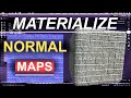 Materialize Normal Maps Explained (In 60 Seconds!!!)