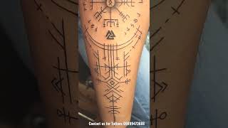 contact us for Tattoos 09899473688... #viking #vikings #vikingtattoo #vikingstattoo #vegvisir