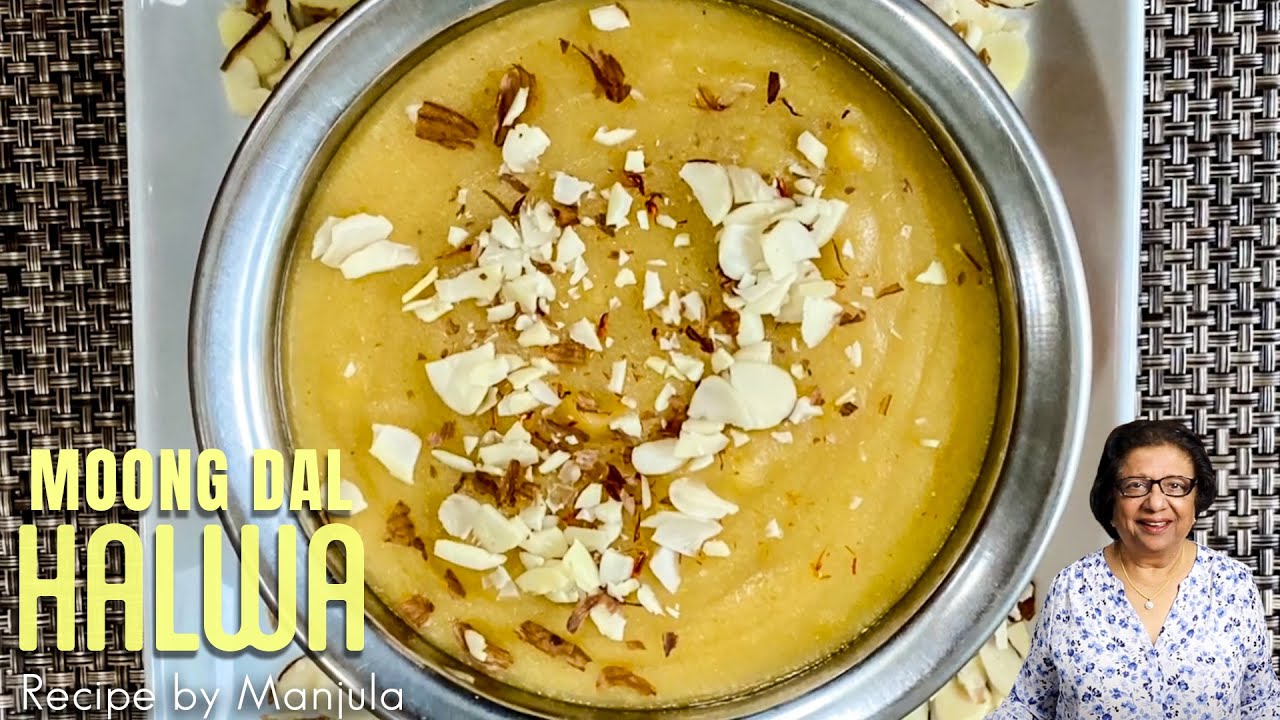 Moong Dal Halwa (Vegan) | Recipe For Vegan Moong Dal Halwa | How To ...