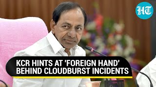 'Foreign Conspiracy': KCR's take on cloud bursts ridiculed by BJP as 'joke of the century'