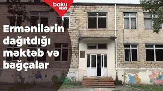 Erməni terrorundan zərər çəkən təhsil müəssisələri - Baku TV