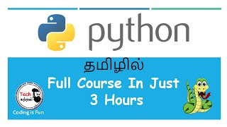 Python in தமிழ்  |  Beginner to Advance Complete Guide | Full Course | Tech Katral