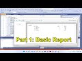 Create Basic Reports Crystal Reports + Visual Studio 2019