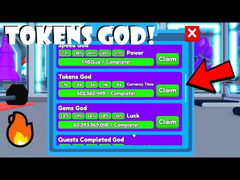 ROBLOX Unlocking the TOKENS GOD Goal in Super Power Fighting Simulator!