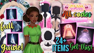 HUGE WINTER UPDATE! ALL CODES, ITEMS, QUEST GUIDE, AND MORE | Roblox Dress To Impress