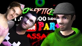 FAN MADE GAME | Jacksepticeye 1 Million Subscriber Youtube Party Massacre