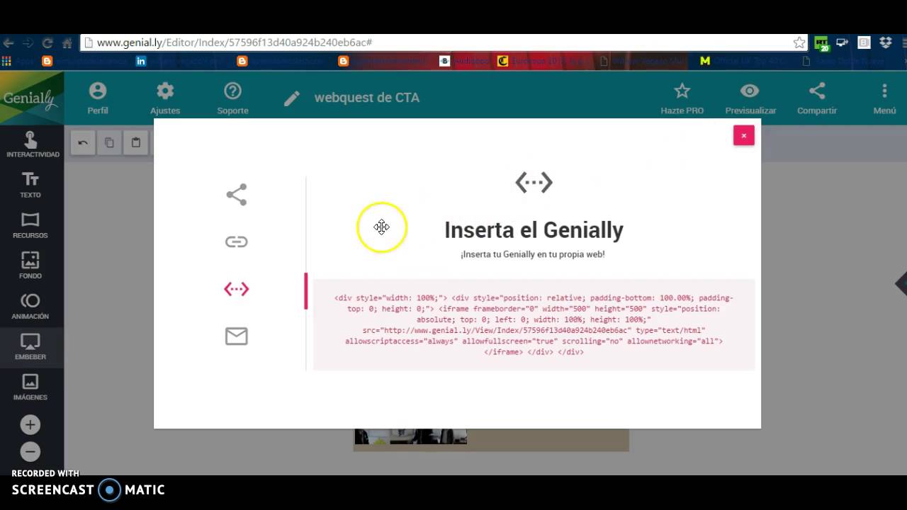 Genially Compartir Youtube