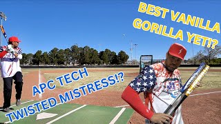 Hitting the FIRST 240 APC Vanilla Gorilla and Jeremy Yates Twisted Mistress | USSSA Bat Review