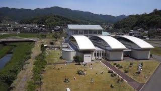 空撮：日本・モンゴル民族博物館【豊岡市但東町】