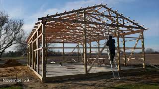 Pole Barn Build 2020