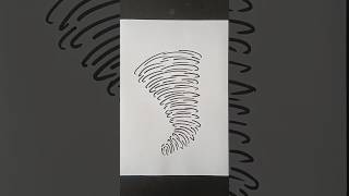 Draw a Tornado #tornado #drawing #howtodraw