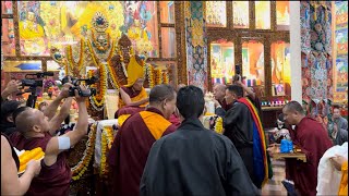 Sikyong Kungo Penpa Tsering Attended Enthronement Ceremony Of 105th Gaden Tri Rinpoche At Mundgod