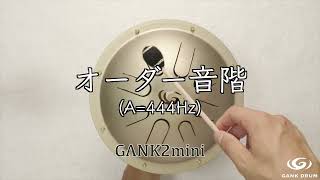 【オーダー音階】ガンクドラム　GANKDRUM　GANK2mini　A=444Hz　ソルフェジオ　528hz　ソルフェジオ周波数　睡眠導入　DNA修復　共鳴　スリットドラム　Slitdrum