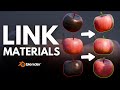 Link Materials in 1 Click in Blender!