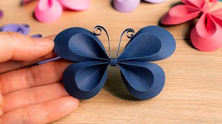 3D Butterfly | How to make a Butterfly out of paper | Easy Origami Butterfly | Home Decor
