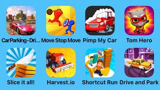 Car Parking Driving School, Move Stop Move and More Games iPad Gameplay