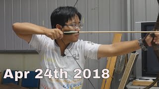 NU Archery Practice [Istvan Toth Mongolian Bow] | April 24th 2018