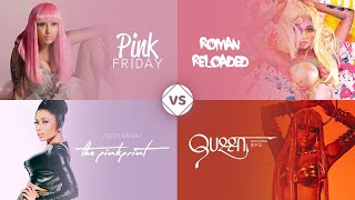 Pink Friday VS Roman Reloaded VS The Pinkprint VS Queen || Album Battle ⭐