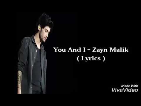 You And I - Zayn Genius Remix Lyrical Video - YouTube