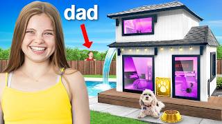 I Built a DREAM DOG HOUSE and Hid It From My Dad!