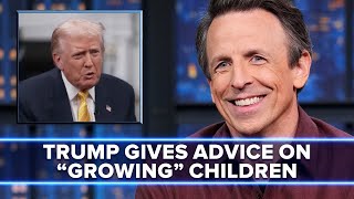 Trump Says People Ask His Advice on How to Grow Their Children