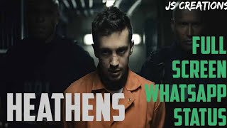 #heathens  Heathens - Twenty One Pilots - Suicide squad WhatsApp Status Full Screen