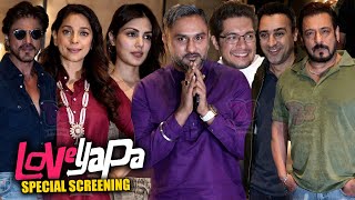 Celebrities Arrives At Loveyapa Special Screening | Salman, Shahrukh, Aamir, Yo Yo Honey Singh