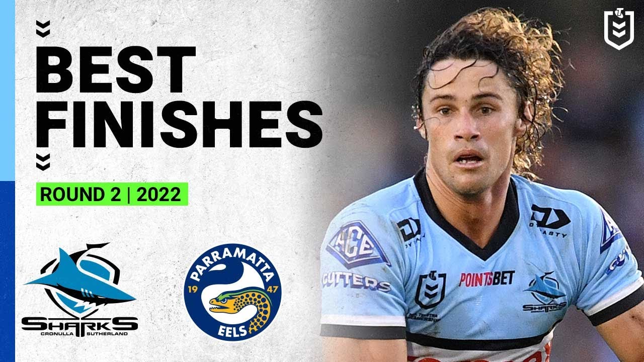 NRL Sharks V Eels | Best Finishes Of 2022 | Round 2 | Season Highlights ...