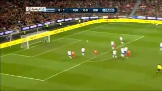 Cristiano Ronaldo Amazing FreeKick vs Bosnia-Herzegovina 15/11/11 (European 2011 Qualifiers)