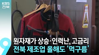 원자재가 상승·인력난, 고금리…전북 제조업 올해도 ‘먹구름’ / KBS  2024.01.26.