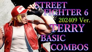 【202409ver】ストリートファイター6 テリー 基本 コンボ【 STREET FIGHTER 6 TERRY BASIC COMBOS 】