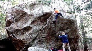 Pawtuckaway Bouldering - Warrior V3