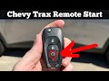 2024 Chevrolet Trax - How To Use Remote Start Feature On Chevy Trax Remote Key Fob