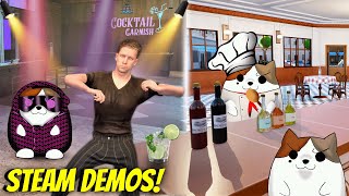 First Look at New Steam Simulator Demos 2025 Q1! Running a Nightclub and Parisian Bistro! Ep 10