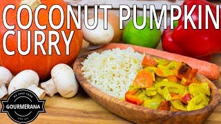 How To Make Vegan Coconut Pumpkin Curry - Stop Motion Animation