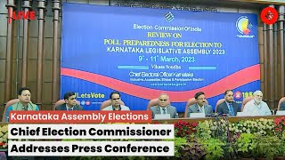 LIVE: Karnataka Assembly Elections: Election Commission Addresses Press Conference