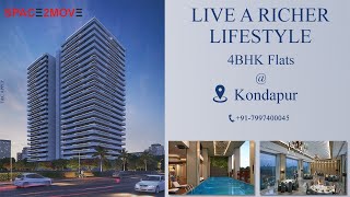 Flats for Sale in Kondapur, Hyderabad | Ultra Luxury Apartments || Space2Move