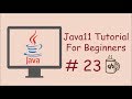 Java Tutorial for Beginners - #23 - Abstract Classes and Methods