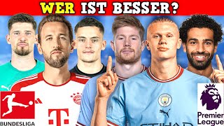 Bundesliga Spieler vs. Premier League! Kane vs. Haaland - Fußball Quiz 👀⚽️